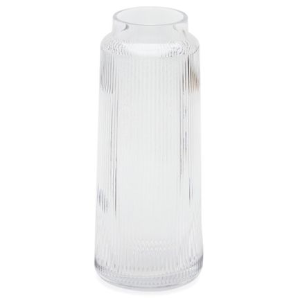 Wazon szklany CLAUDIA 30 cm - transparentny