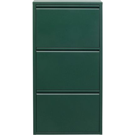 Szafka na buty stalowa 3 półki kolor zielony 50x103 cm