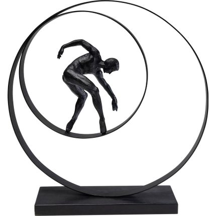 Figurka dekoracyjna ARTIST CIRCLE 45 - czarny