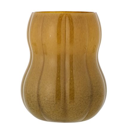 Wazon szklany PUMPKIN - brązowy