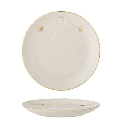 Talerz ceramiczny STARRY 16 - biały