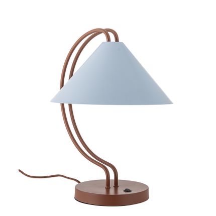 Lampa stołowa JANYA - błękitny/czerwony