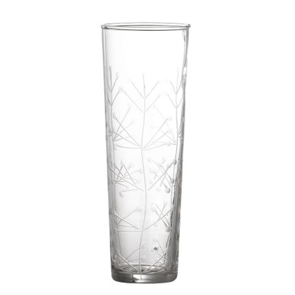 Wysoka szklanka ze wzorami AKI 290 ml - przezroczysty