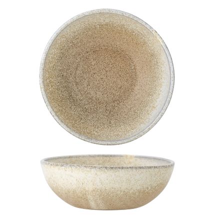 Miska ceramiczna PAULA 16 - biały/naturalny