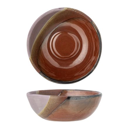Miska ceramiczna PAULA 16 - brązowy/fioletowy