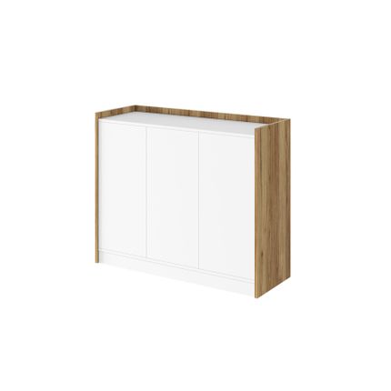 Komoda SMART - dąb pradawny/biały