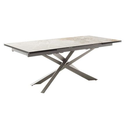 Stół rozkładany TESERO 200(250/300)x95 - rdzawoszary/stal