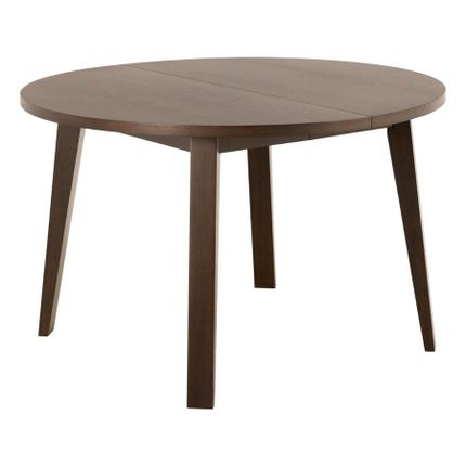 Stół okrągły rozkładany A-LINE 120/220x120 - dąb wędzony