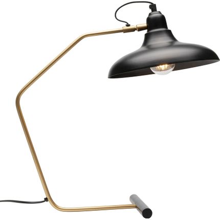 Lampa stołowa DORO 49 - czarny/złoty
