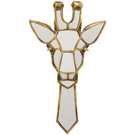Dekoracja ścienna GIRAFFE MIRROR - złoty