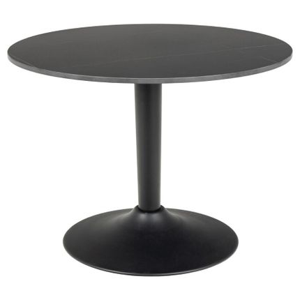 Stolik okrągły MALTA 60 cm - czarny
