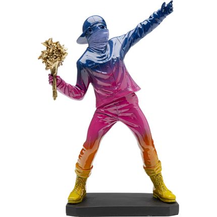 Figurka dekoracyjna Street Art Bouquet Rainbow 41cm