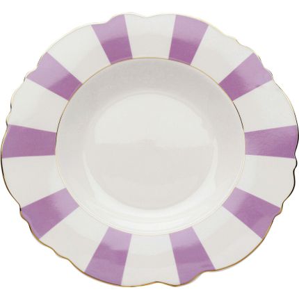 Talerz głęboki Harlequin fioletowy Ø23cm