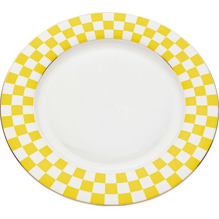 Talerz Harlequin żółty Ø27cm
