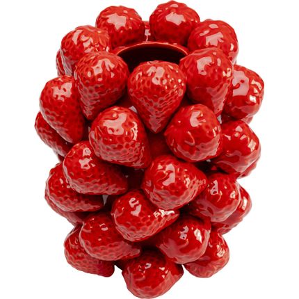 Wazon Strawberries czerwony 24cm