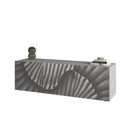Komoda niska 3-drzwiowa SNAKE - szary