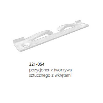 Ares2/Ares3 Pozycjoner samoprzylepny Mitra /  z tworzywa sztucznego z 2 wkrętami