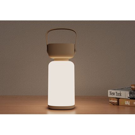 Lampa stołowa BATT ETLED-564-BR - biały/brązowy