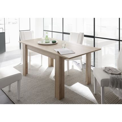 Stół rozkładany FIRENZE 137/185x90 - biały mat