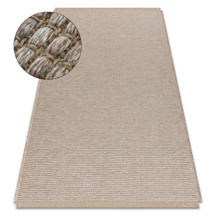 Dywan jutowy JUTE 3652 - beż / szary