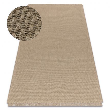 Dywan jutowy JUTE 3731 - ciemny beż