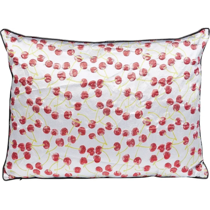 Poduszka dekoracyjna CHERRY 60x45 - biały/czerwony