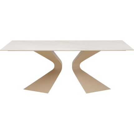 Stół ceramiczny GLORIA 200x100 - szarobeżowy