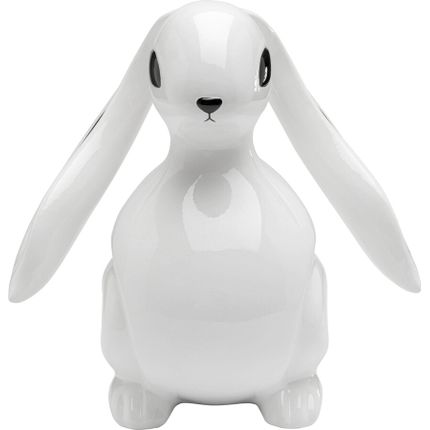 Figurka dekoracyjna MOON HARE 30 cm - biały