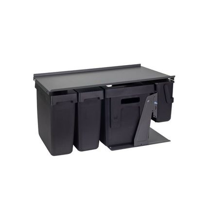 Kosz na odpady OEKO UNIVERSAL 900/ gł.450/ 40+2x17+6+1,2 l/ antracyt PEKA