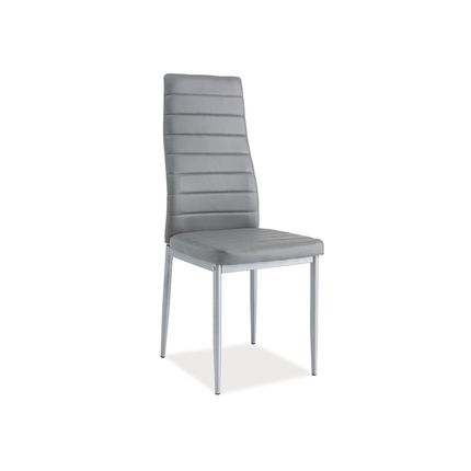 Krzesło H-261 bis - aluminium/szary