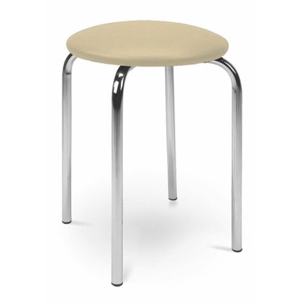 Taboret kuchenny CHICO - krem