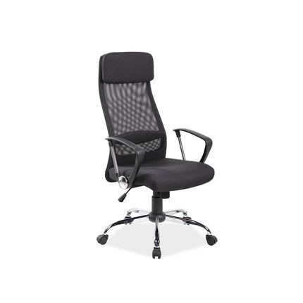 Fotel obrotowy Q-345 - czarny