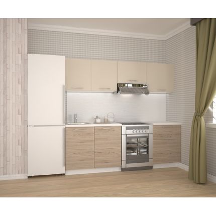 Kuchnia KATIA 220 - dąb san marino/biały