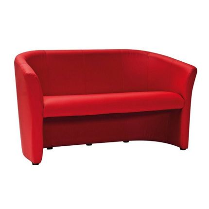 Sofa TM-3 ekoskóra - czerwony