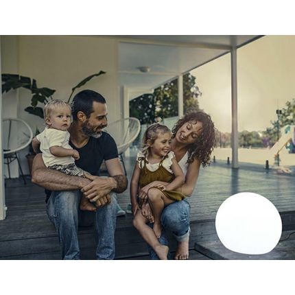 Lampa ogrodowa BULY 20 biała - LED