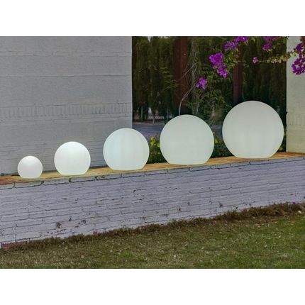 Lampa ogrodowa BULY 50 biała - LED