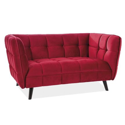 Sofa CASTELLO 2 Velvet - bordowy Bluvel 59