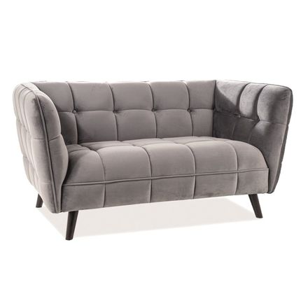 Sofa CASTELLO 2 Velvet - szary Bluvel 14