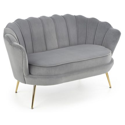 Sofa AMORINITO XL - popiel/złoty