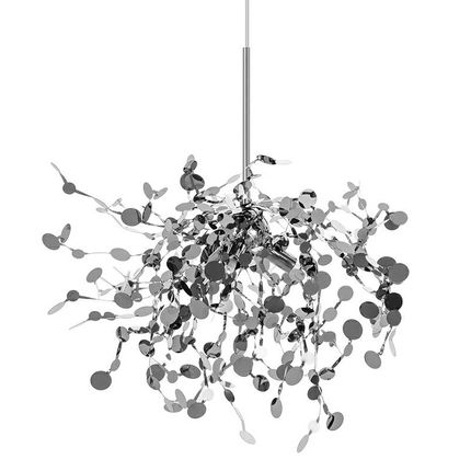 Lampa wisząca MONETE SINGLE - chrom
