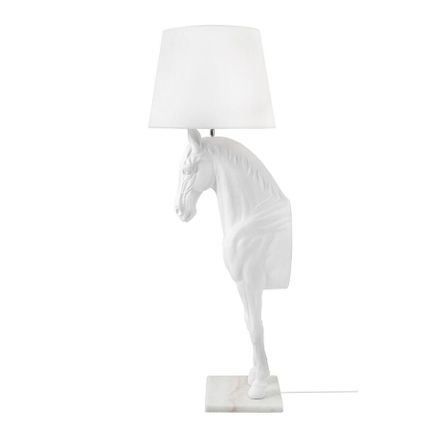 Lampa podłogowa KOŃ HORSE STAND S - biały