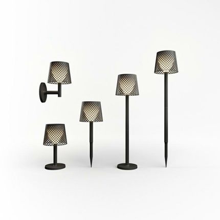 Lampa ogrodowa GRETA SOLAR NEGRO 5in1 czarna - LED