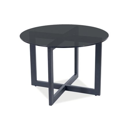 Ława okrągła ALMERIA B 60 cm - czarny