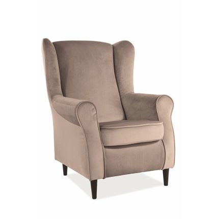 Fotel BARON Velvet - beżowy Bluvel 28