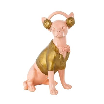 Dekoracja DOG CHIHUAHUA - różowy