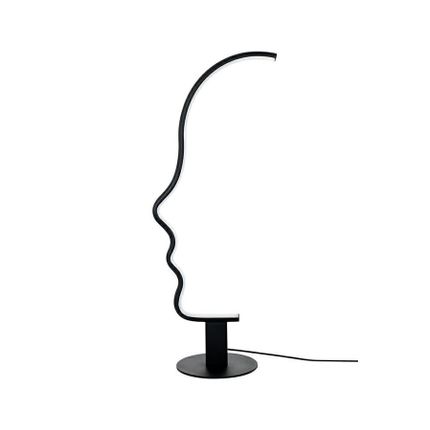 Lampa stołowa FACE TABLE - czarny