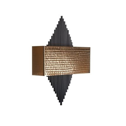 Lampa ścienna LOUA - czarny/złoty