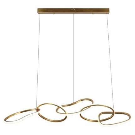 Lampa wisząca FLYN - szczotkowane złoto