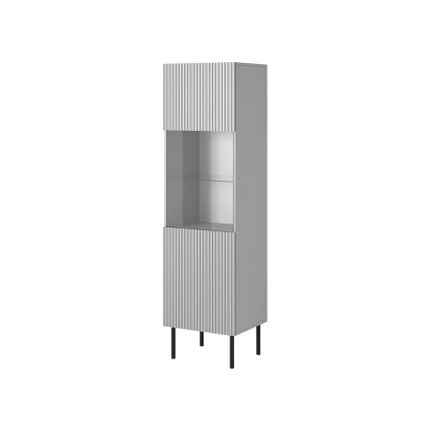 Witryna ASENSIO W-1 - jasny popiel/czarny