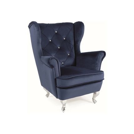 Fotelik dziecięcy LILI Velvet - granatowy Bluvel 86